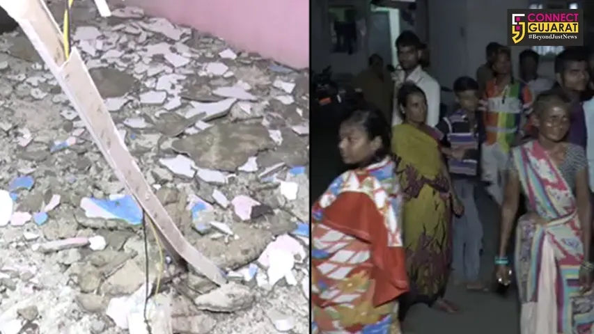 સુરત: ભેસ્તાન SMC ભીમ નગર આવાસમાં સ્લેબના પોપડા પડતા મચી દોડધામ