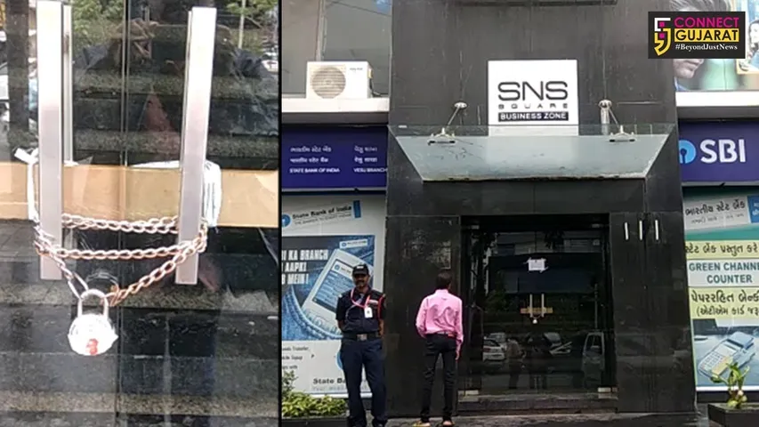 સુરતમાં ફાયર વિભાગે વેસુ સ્થિત આવેલા એસ.એન.એસ. સ્કવેર કોમ્પ્લેક્સને માર્યું સીલ