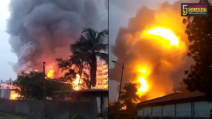 અંકલેશ્વર GIDCમાં આવેલ સજ્જન ઇન્ડિયા કંપનીમાં બ્લાસ્ટ થતાં લાગી આગ
