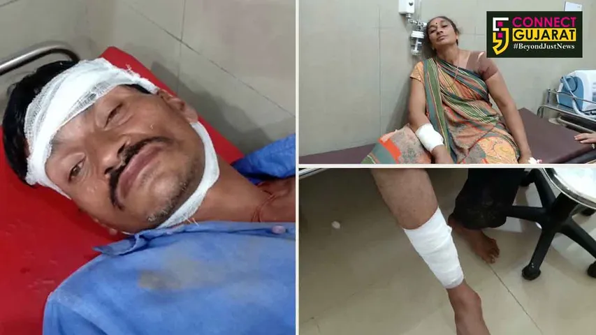 નેત્રંગ તાલુકાના કબીર ગામમાં પશુને દવા છાંટવા જેવી બાબતને લઈ ખેડુત પરિવાર સાથે મારામારી.