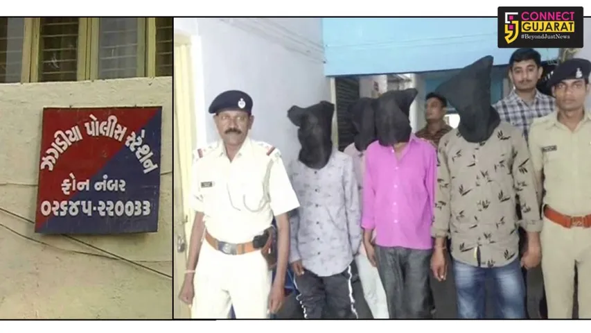 ઝઘડિયાના બોરીદ્રા ગામે થયેલ મારામારીમાં ધારોલીના યુવાનના મોત પ્રકરણમાં 4 ઝડપાયા 