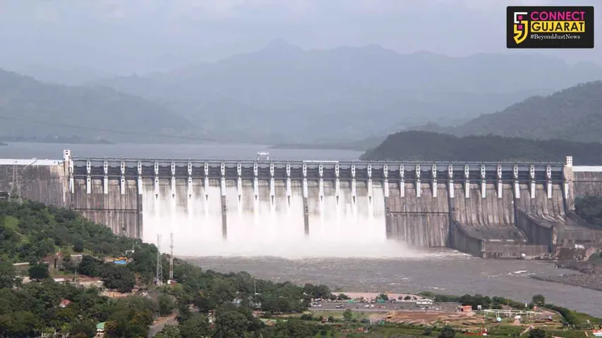 સરદાર સરોવર નર્મદા બંધની જળ સપાટી 133.06 મીટરે પહોંચી