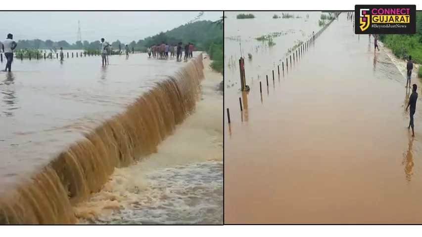 આદિવાસી વિસ્તારની જીવાદોરી સમાન બલડવા,પીંગોટ અને ધોલી ડેમ એક સાથે ઓવરફ્લો