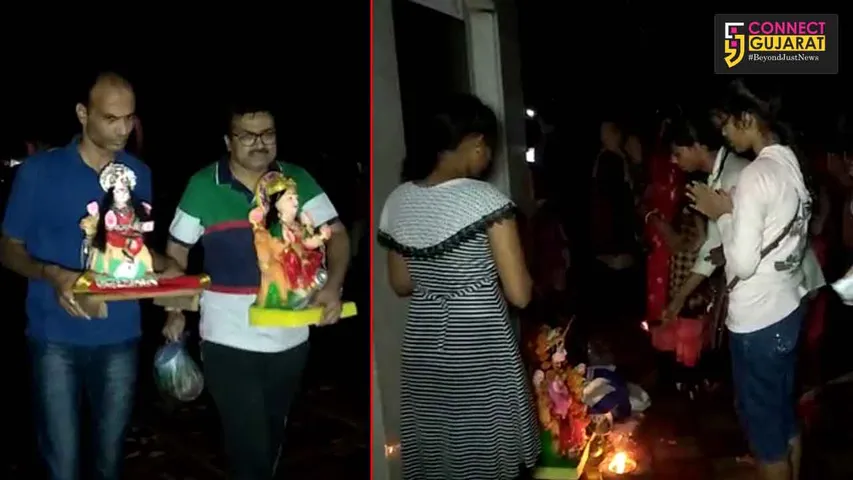 ભરૂચ જિલ્લામાં ૧૦ દિવસના આતિથ્ય બાદ માં દશામાની અબિલ ગુલાલની છોળો સાથે વાજતે ગાજતે વિદાય