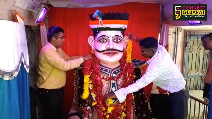 ભરૂચ: શ્રાવણીપુનમે કરાયો મેઘરાજાનો શણગાર