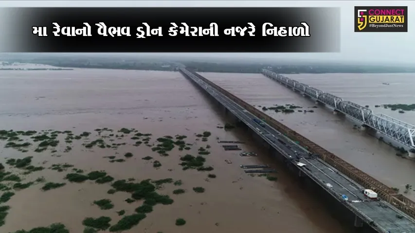 ભરૂચમાં નર્મદા નદીની સપાટી 29 ફૂટ : આસપાસનો વિસ્તાર જળબંબાકાર