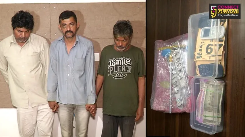 રાજકોટ: અમદાવાદની છારા ગેંગના ૩ શખ્સોની કરી ધરપકડ, ૧૦લાખથી વધુનો મુદ્દામાલ કર્યો કબ્જે