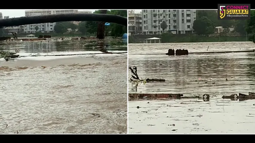 સુરત તાપી નદી બે કાંઠે,વિયરકમ કોઝવે બંધ કરી દેવામાં આવ્યો
