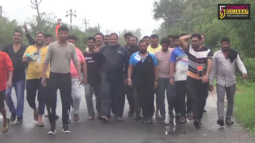 ગીર સોમનાથ : દૂર દૂર થી પદયાત્રિકો પહોંચી રહ્યા છે સોમનાથ