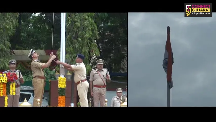 સુરત પોલીસ પોલીસ પરેડ ગ્રાઉન્ડમાં સ્વતંત્રતા પર્વની કરવામાં આવી ખાસ ઉજવણી
