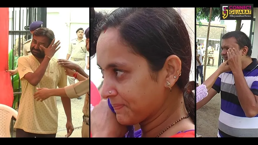 રાજકોટ જેલમાં કરાઈ રક્ષાબંધનના પવિત્ર તહેવાર ની ઉજવણી, કેદીભાઈઓને બહેનોએ બાંધી રાખડી