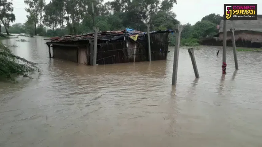 ભરૂચના સીતપોણ નજીક ભૂખી ખાડી ઓવરફલો થતા સરદાર આવાસમાં પાણી:રહિશોને હાલાકી