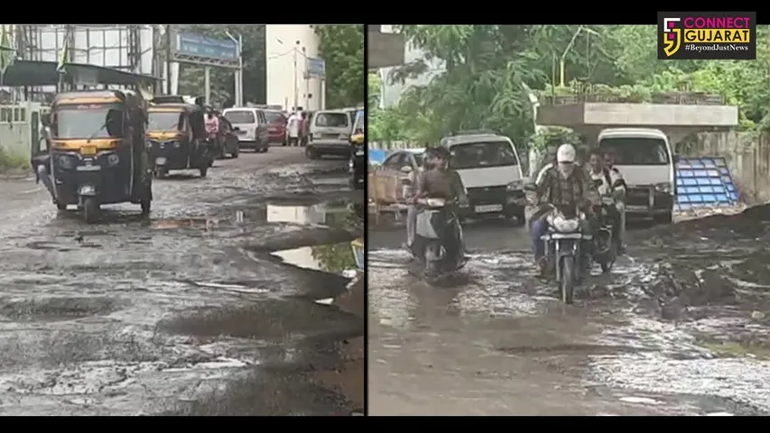 ભરૂચ- અંકલેશ્વરની લાઇફ લાઇન ગણાતો જુનો નેશનલ હાઇવે બન્યો બિસ્માર