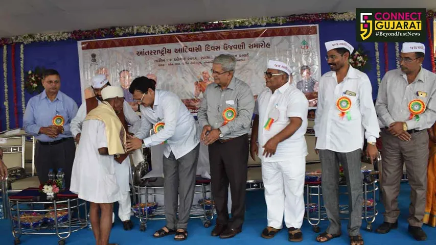 નાનાપોંઢા ખાતે આંતરરાષ્ટ્રીય આદિવાસી દિવસની ભવ્ય ઉજવણી કરાઇ