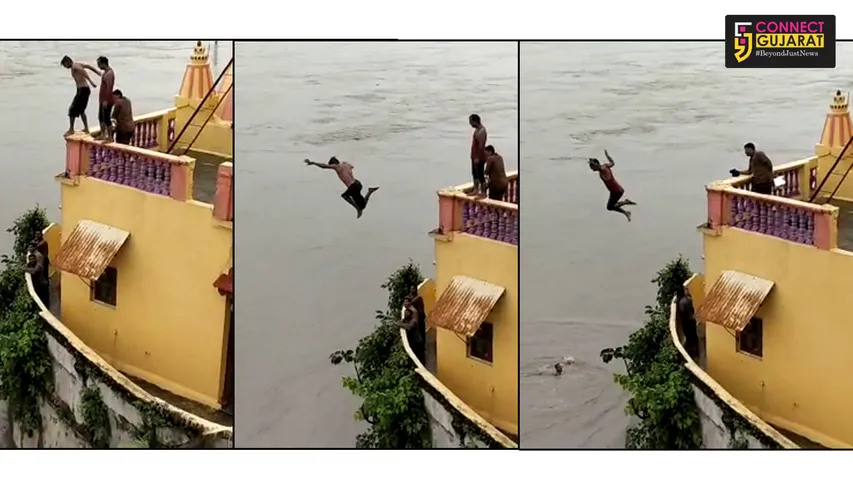 ભરૂચ :  નર્મદાનું રૌદ્ર સ્વરૂપ પણ યુવાનો લઇ રહયાં છે જીવનું જોખમ  