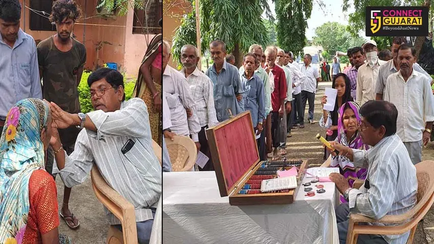 વાલીયાના વટારીયા ગામે શ્રી ગણેશ સુગર ખાતે આંખ નિદાન કેમ્પ યોજાયો