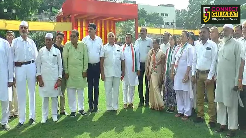 ભરૂચ જિલ્લામાં કોંગ્રેસની ગાંધી સંદેશ યાત્રાનું ઠેર ઠેર કરાયું સ્વાગત