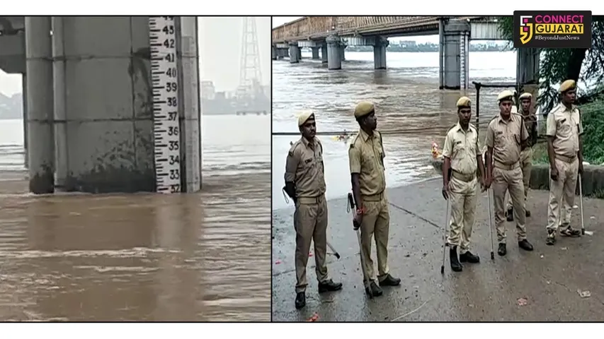 ભરૂચ : નર્મદા નદી કિનારા પર પોલીસ ખડકી દેવાય : લોકોને કિનારા પર જવા પર પ્રતિબંધ