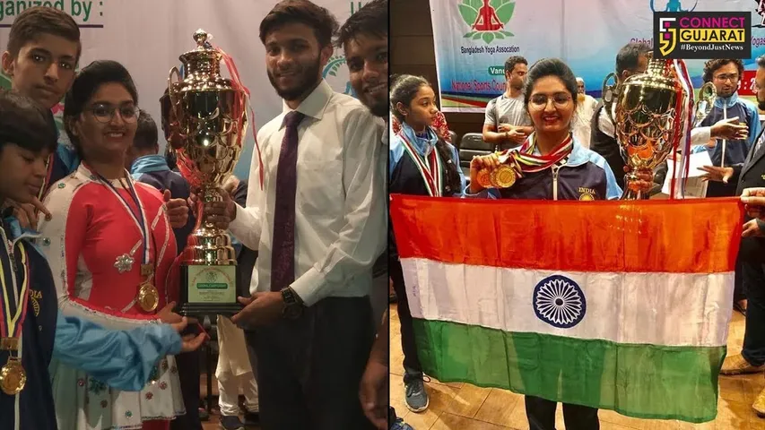 અરવલ્લી : ખેડૂત પિતાની પ્રેરણાથી દીકરી બની “યોગિની”, વર્લ્ડ મિસ યોગનું બિરૂદ મેળવ્યું