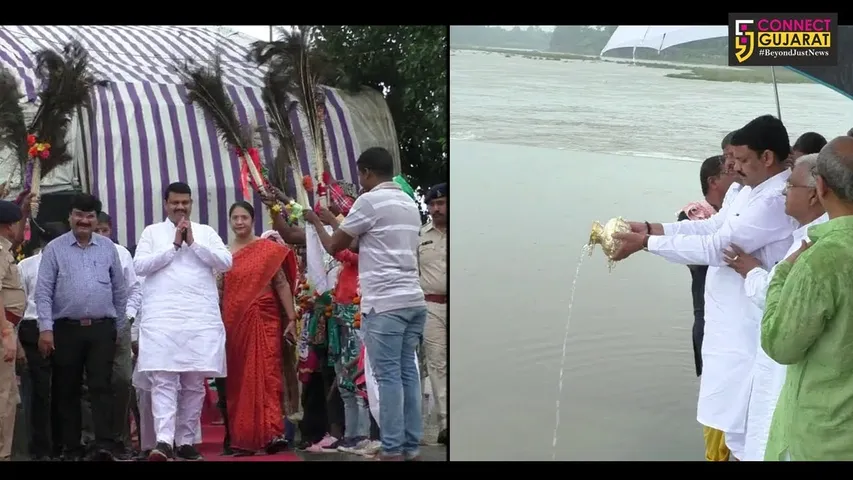 નવસારી : કાવેરી નદી કાંઠે કરાયા નીરના વધામણાં, કેબિનેટ મંત્રી ગણપત વસાવા રહ્યા ઉપસ્થિત