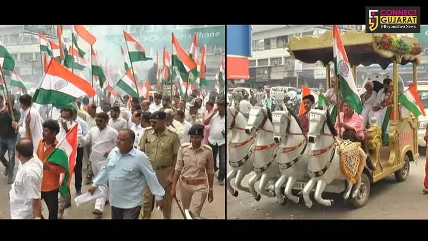 ભરૂચ : એક દેશ એક કાયદાના સમર્થનમાં ભરૂચમાં એકતા કુચ યાત્રા