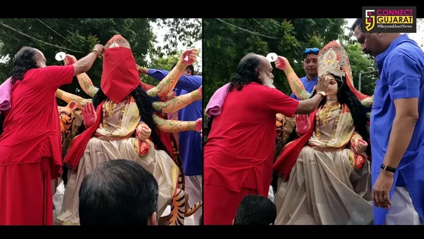 અંકલેશ્વર : ગુંજ સોશિયલ ગૃપ દ્વારા મા જગદંબાની શોભાયાત્રા નીકળી