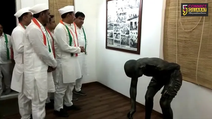 ભરૂચ જિલ્લામાં કોંગ્રેસની ગાંધી સંદેશ યાત્રાનું ઠેર ઠેર કરાયું સ્વાગત