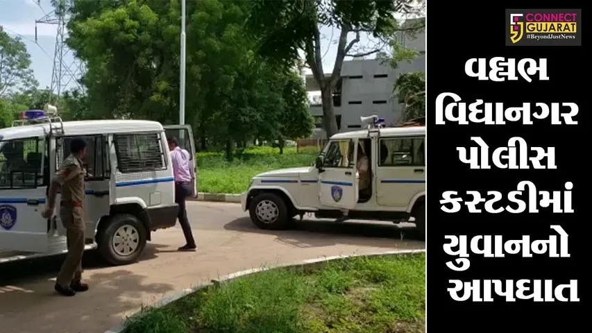 આણંદ : વલ્લભ વિદ્યાનગર પોલીસ કસ્ટડીમાં યુવાનનો આપઘાત, મારથી મોત થયાનો આક્ષેપ