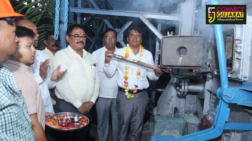 પંડવાઈ સુગરનાં બોઈલરનું શાસ્ત્રોક્ત વિધીથી પ્રદીપન સંપન્ન