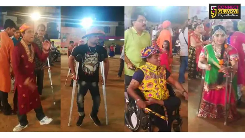 વડોદરા :  જય સાંઈનાથ એજ્યુકેશન એન્ડ ચેરીટેબલ ટ્રસ્ટ દ્વારા દિવ્યાંગો માટે  ગરબાનું આયોજન કરાયું
