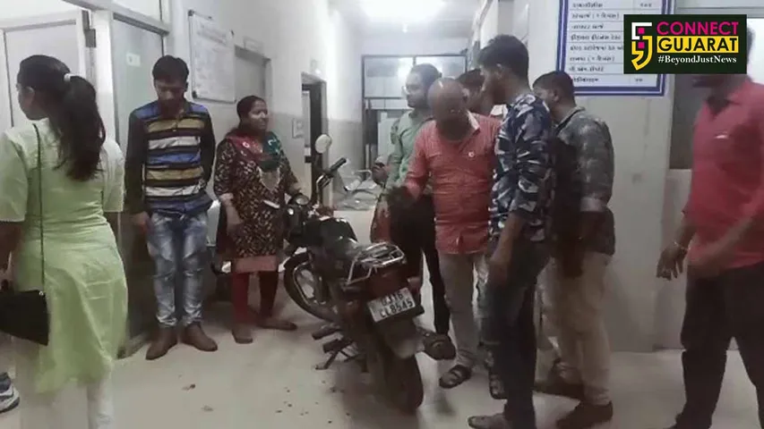 ભરૂચ: સિવિલ હોસ્પિટલના ટ્રોમા સેન્ટરમાં બાઇક લઇને યુવક ઘૂસતા અફરાતફરી