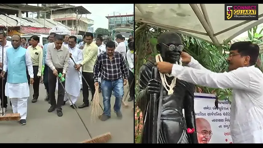 ભરૂચ : સિંગલ યુઝ પ્લાસ્ટિકને તિલાંજલિ સાથે મહાત્મા ગાંધીને અંજલિ