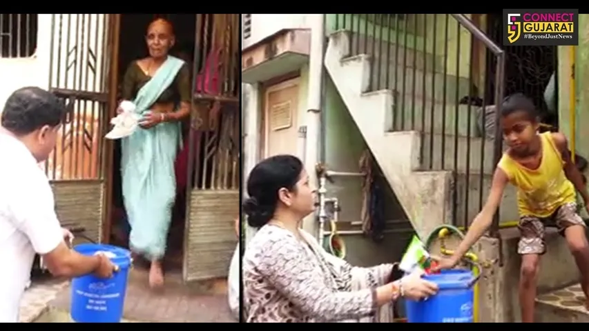 સુરત : મનપાના નગરસેવકોએ ઘરે ઘરે જઇ પ્લાસ્ટિકની કરી ઉઘરાણી