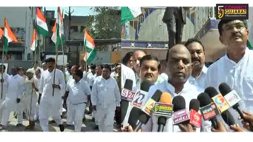 ભરૂચમાં ગાંધી સંકલ્પ યાત્રાનું આગમન : ઠેર-ઠેર સ્વાગત કરાયા