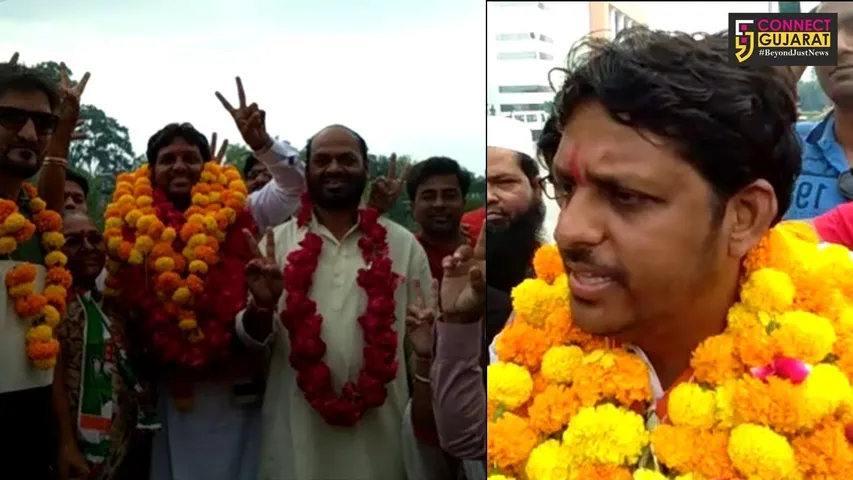 છોટાઉદેપુર : નગરપાલિકાના વોર્ડ નંબર 4ની એક બેઠક પર કોંગ્રેસનો વિજય