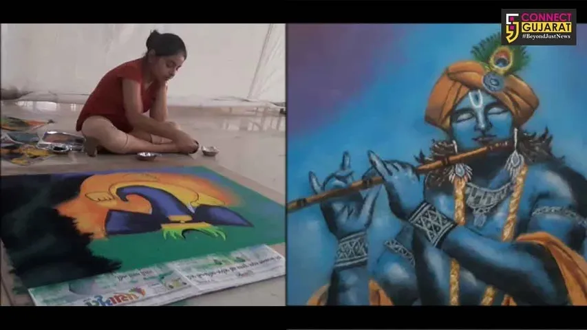 જુનાગઢ : પ્રકાશના પર્વએ રંગોળીનું આર્કષણ, 14 કલાકારોની રંગોળીનું યોજાયું પ્રર્દશન