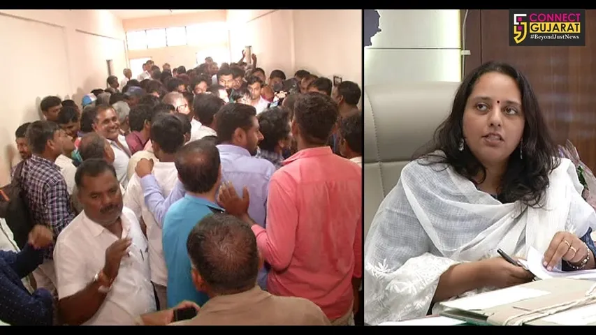 રાજકોટ : મગફળીના રજીસ્ટ્રેશન માટે ધીમી કામગીરીથી ખેડૂતોએ ગુમાવ્યો પિત્તો