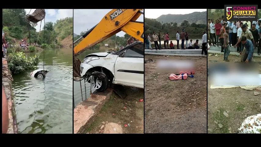 રાજસ્થાન : ઉદેપુર નજીક કાર તળાવમાં ખાબકતાં ગાંધીનગરના 3 યુવાનોના મોત