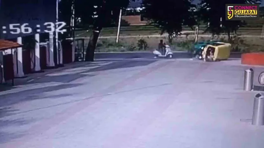 અરવલ્લી : એક્ટિવા ચાલકને બચાવવા જતા રીક્ષાએ મારી પલટી, જુઓ સીસીટીવી વિડિયો