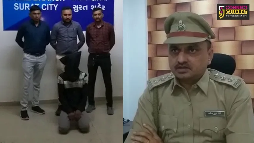 સુરત: રાહદારીઓની બેગ તથા પર્સની સ્નેચિંગ કરનાર ઈસમની સુરત ક્રાઇમ બ્રાન્ચે કરી ધરપકડ