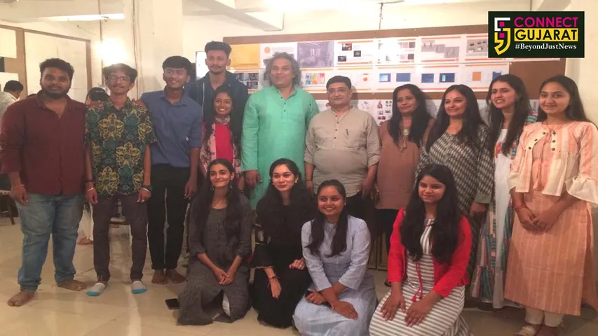 ભરૂચ: ઝાડેશ્વર ખાતે ઇન્ટીરિયર ડિઝાઇન સ્કૂલનાં વિદ્યાર્થીઓના કામનું એક્ષીબીશન યોજાયું