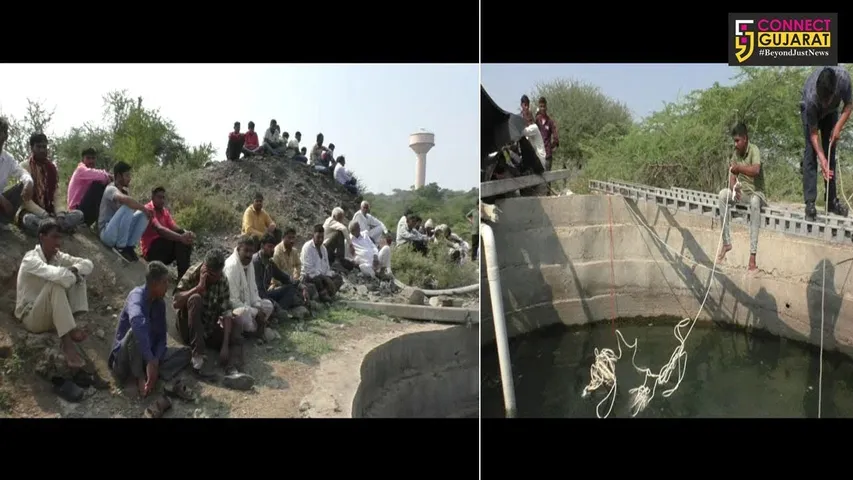 જામનગર :  સુવરડા ગામે 125 ફૂટ ઉંડા કુવામાં માતાની પુત્ર સાથે છલાંગ, જુઓ પછી શું થયું ?