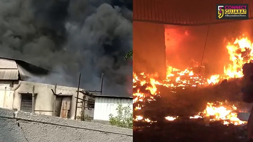 સુરત : પીપોદરા ખાતે યાર્ન કંપનીમાં શોર્ટસર્કિટના કારણે લાગી ભીષણ આગ