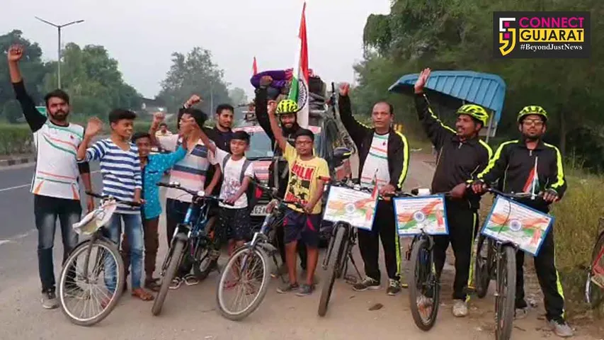 પંચમહાલ: લક્ષ્ય સંસ્થા દ્વારા  મિશન સાયકલ યાત્રાનું કરાયું આયોજન