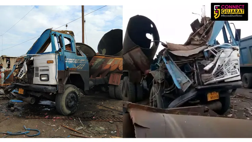 ભરૂચ : દહેજ ચોકડી પાસે વેલ્ડીંગ દરમ્યાન ટેન્કરમાં બ્લાસ્ટ, ૧ને ઇજા