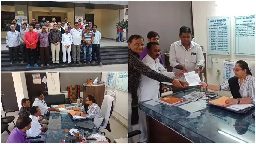 કઠલાલ તાલુકા પ્રાથમિક શિક્ષણ સંઘ દ્વારા વિવિધ માંગ સાથે અપાયું આવેદન