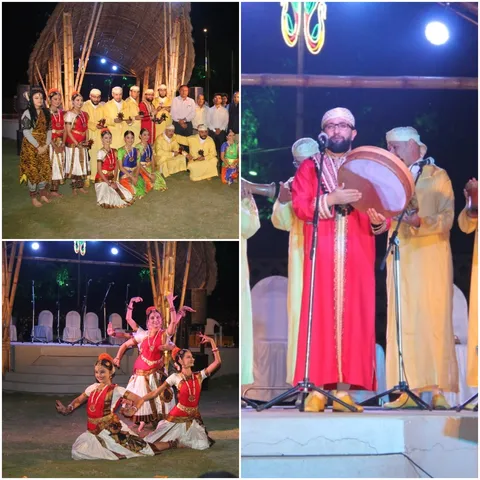 સ્ટેચ્યુ ઓફ યુનિટી- વિશ્વવન ખાતે દ્વિ-દિવસીય  આંતરરાષ્ટ્રિય લોકનૃત્ય-સંગીત મહોત્સવનું સમાપન
