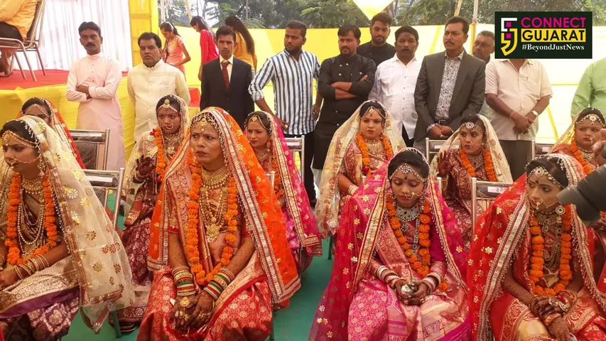 ભરૂચ: સમસ્ત હિન્દુ સમાજનો વૈદિક પદ્ધતિથી પ્રથમ સામુહિક વિવાહ સંસ્કાર સમારોહ યોજાયો