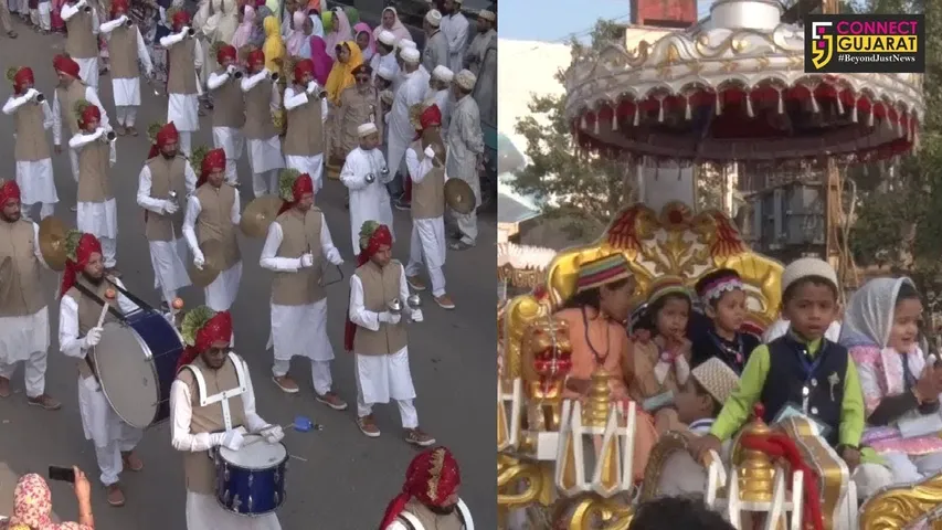દાહોદ : દાઉદી વ્હોરા સમાજે ધર્મગુરૂ બુરહાદનઉદીન સાહેબના જન્મદિવસની કરી ઉજવણી