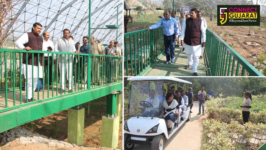 નર્મદા:મંત્રી ગણપતસિંહ વસાવાએ કેવડીયા કોલોની ખાતે પ્રગતિ હેઠળના વિવિધ પ્રવાસન પ્રોજક્ટસની લીધી મુલાકાત